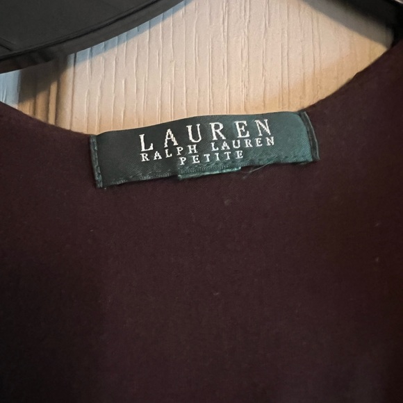 Ralph Lauren, brown, Large petite, worn once. Like new! - Picture 3 of 4